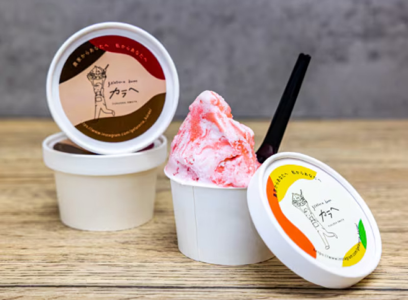 gelateriaカラヘ　ジェラート４種詰め合わせイメージ